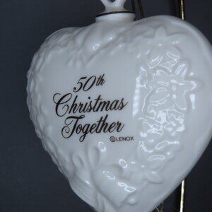 Lenox Wedding Promises Collection "50th Christmas Together"